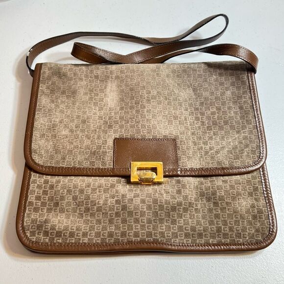 Vintage Ronora Crossbody Purse Bag Handmade In Italy Genuine Leather - Picture 1 of 6